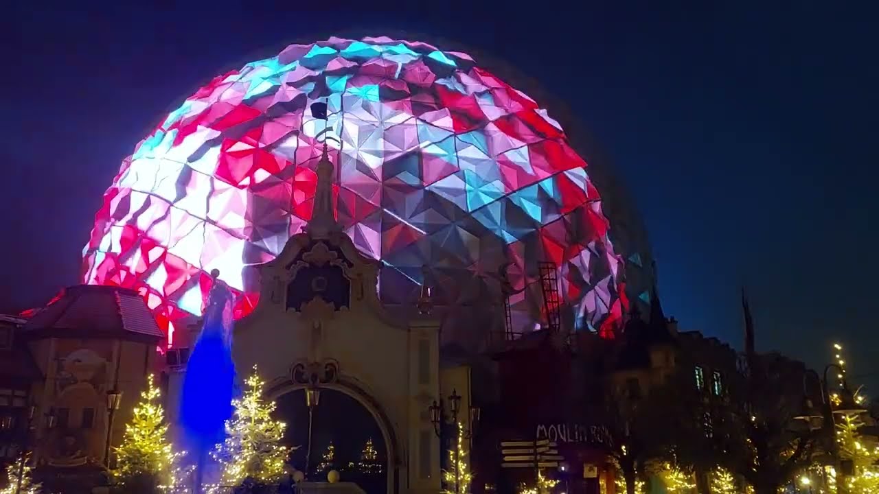 MIRACULEUX Videomapping Show Eurosat - CanCan Coaster Europa-Park Rust Winter 2022