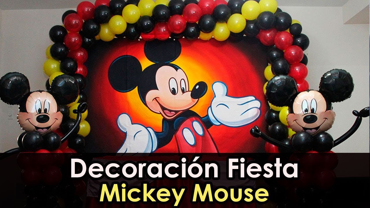 Decoracion Fiesta Mickey Mouse