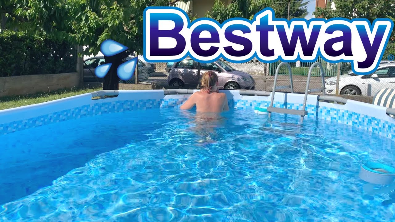La mia NUOVA PISCINA BESTWAY PowerSteel 💦 Montiamola!