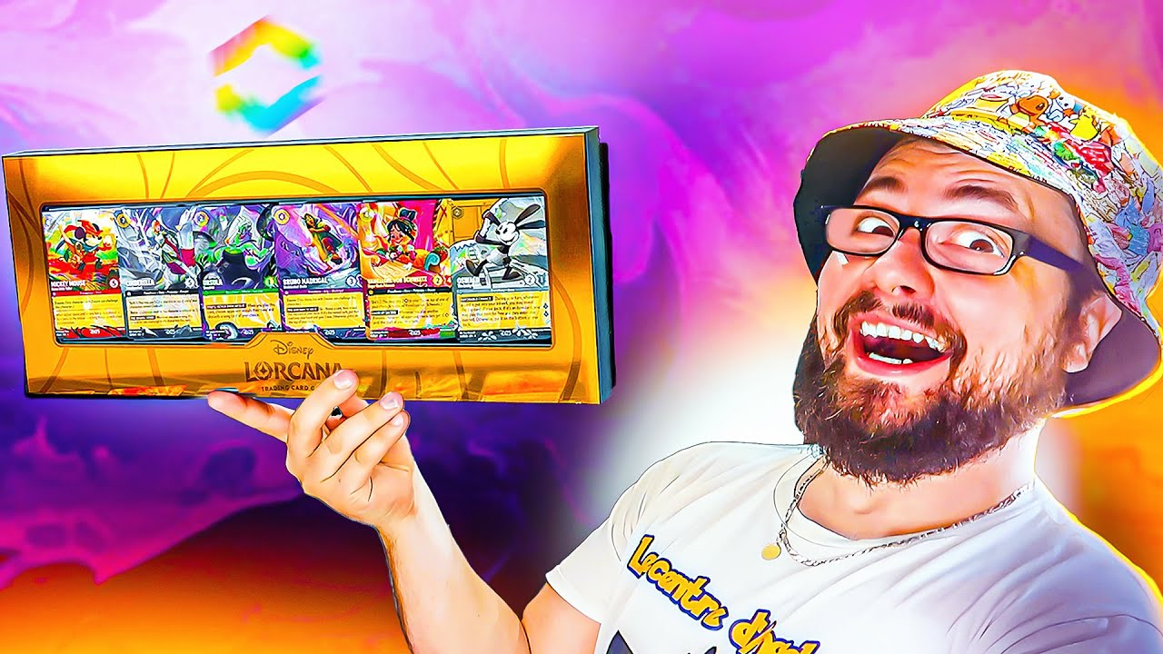 OUVERTURE COFFRET D23 LORCANA #pokemon #tcg #ouverture #vintage #unboxing #disney #exclusive