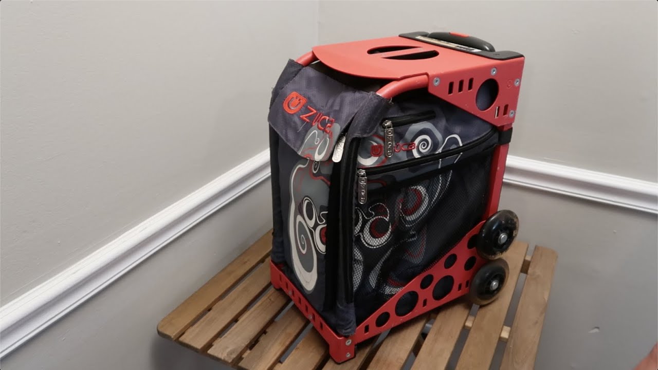 ZÜCA Rolling Bag for ice skates. (Zuca Sport - Magnetic Snap Type)