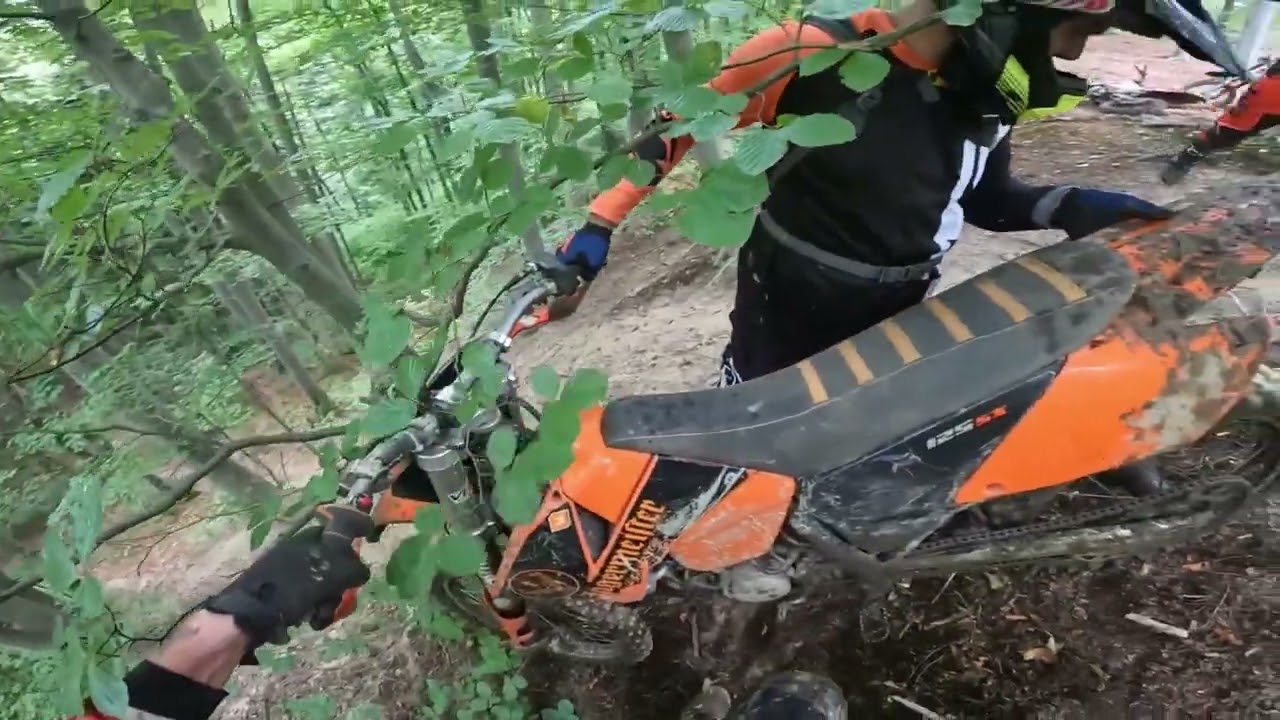 Ktm Sx 125 Jazda po lesie