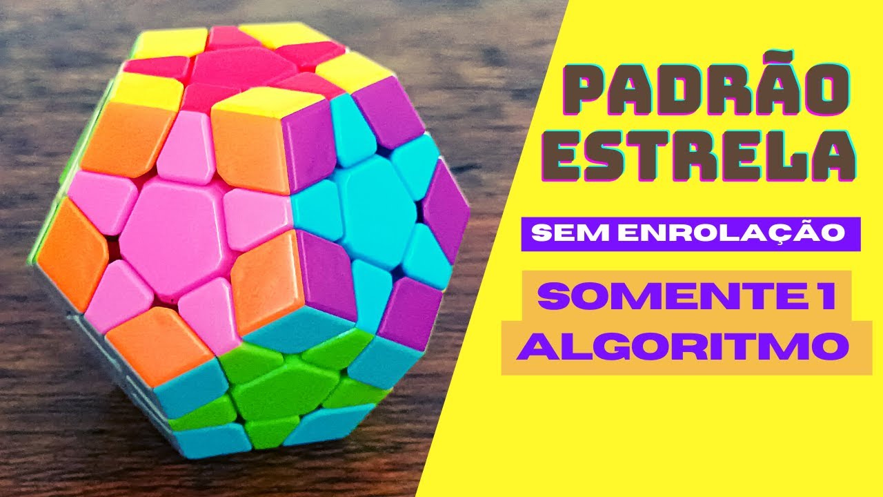 Como fazer Padrão ESTRELA no MEGAMINX  #megaminx