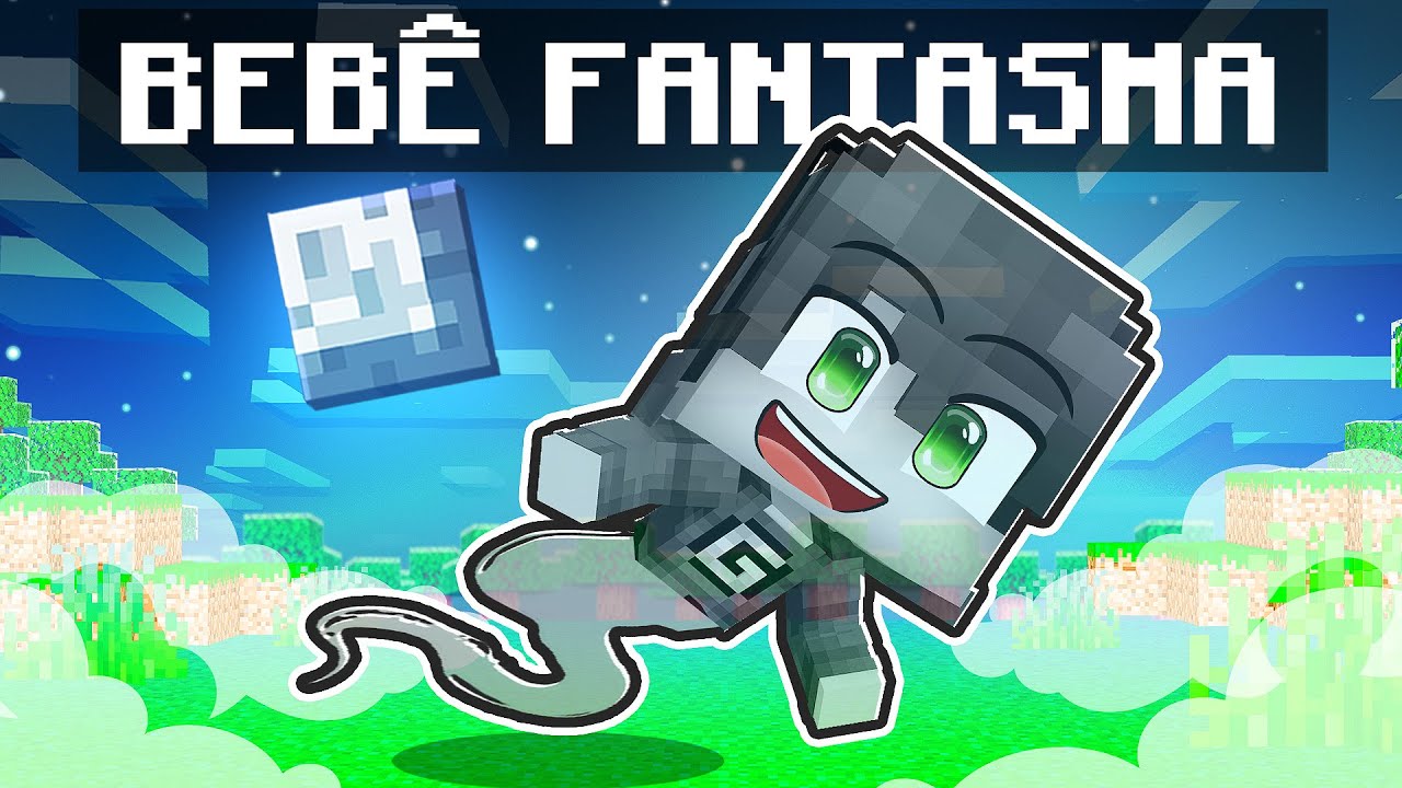ADOTE o BEBÊ FANTASMA GUIHH no Minecraft