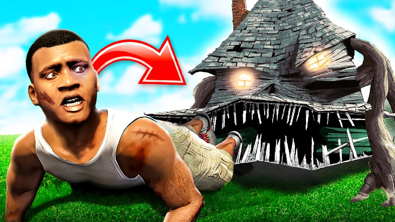 Ein MONSTER HAUS frisst mich auf in GTA 5!!😱🏠