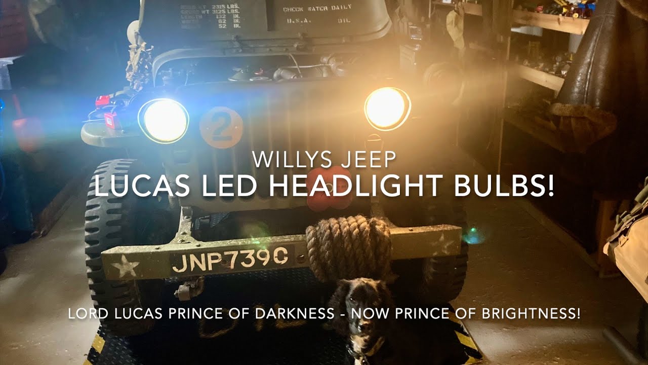 Willys Jeep LED Headlights!