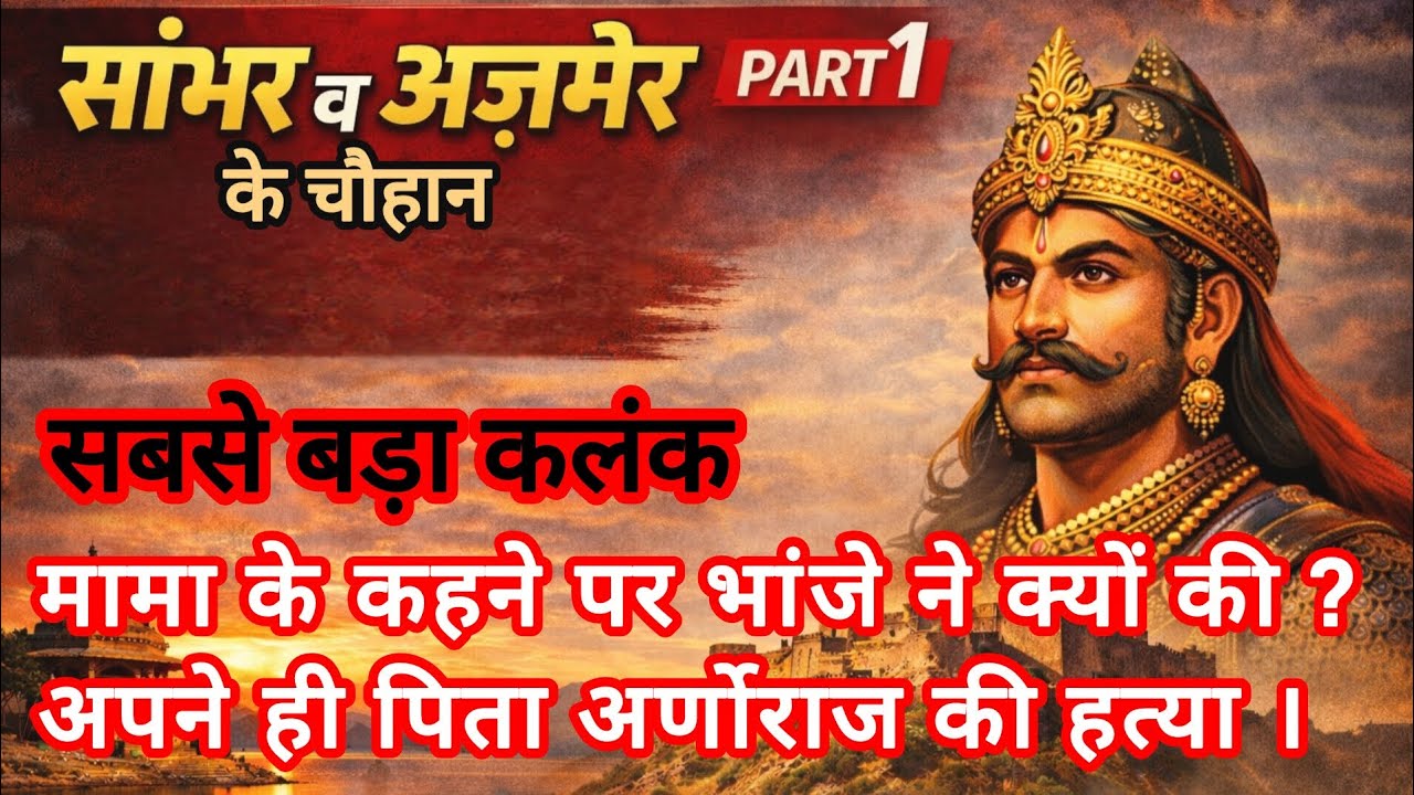 सांभर के चौहान से अजमेर के सोमेश्वर तक ,चौहान वंश सम्पूर्ण अध्ययन।एक बार में ही याद करवाने की गारंटी