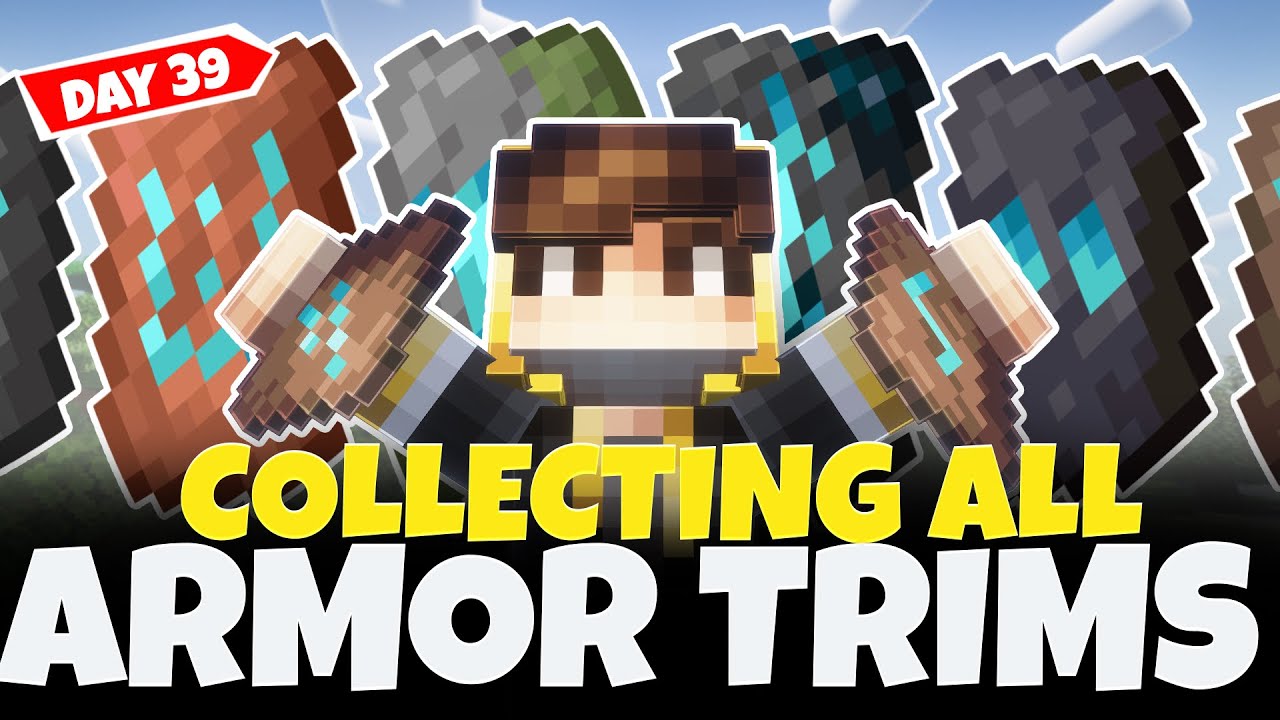 The Ultimate Armor Trim Hunt! / DAY 39 / Minecraft Survival Live
