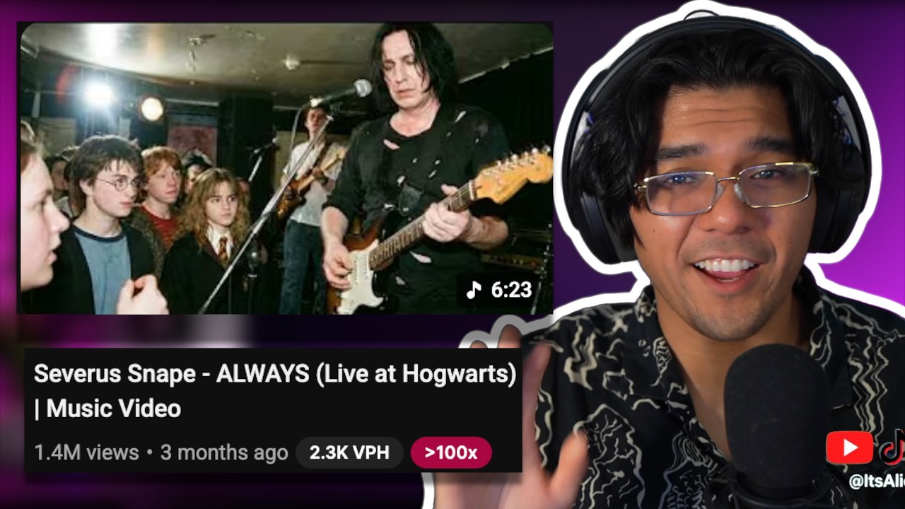 First Time Reacting To Severus Snape - Always (Live At Hogwarts) AI Music Video