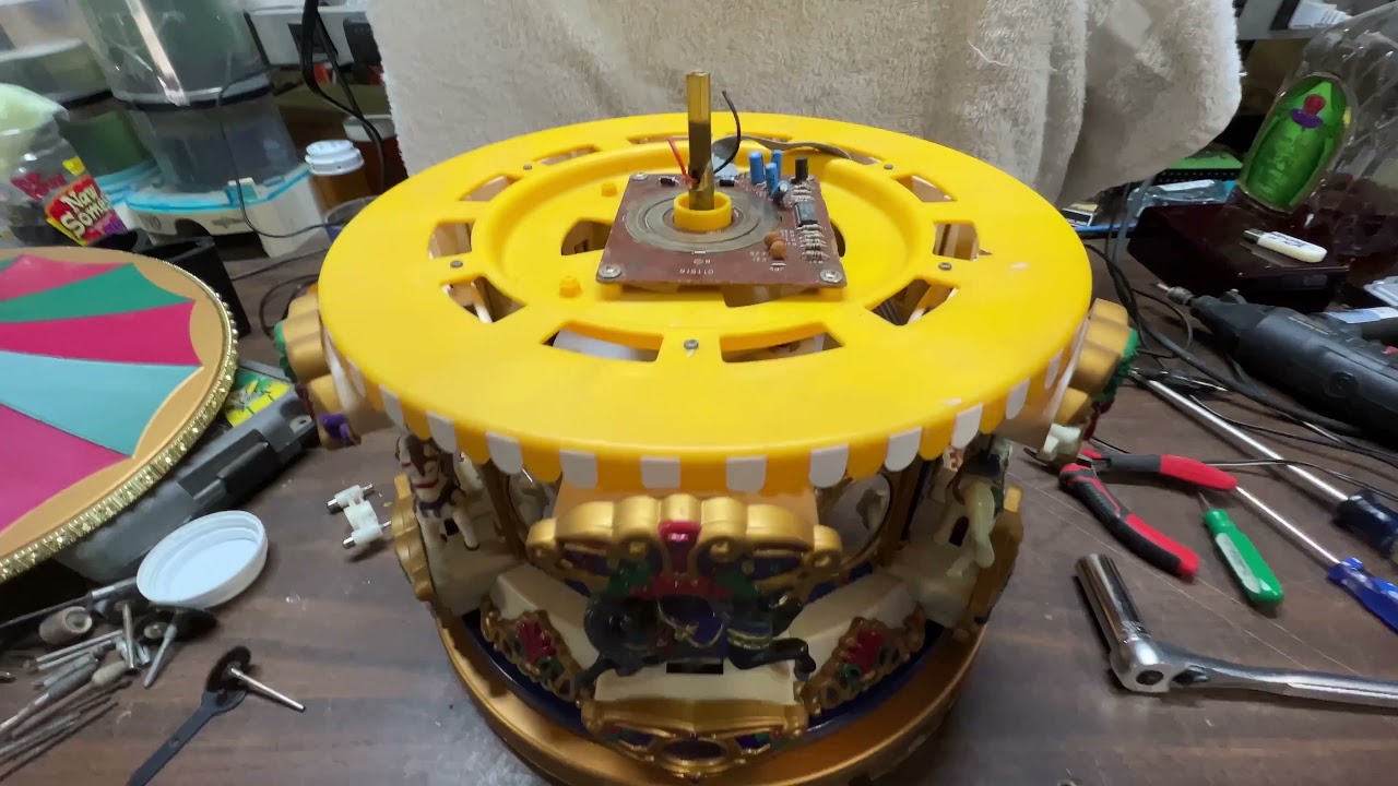 Mr Christmas Merry Go Round repair