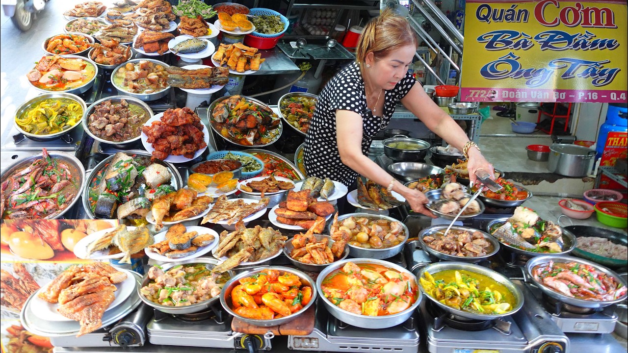 Độc đáo quán cơm Bà Đầm Ông Tây nấu tới đâu bán tới đó quy trình nấu 40 món của bà Đầm khâm phục