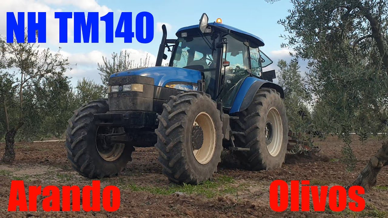 New Holland TM140 Labrando Olivos