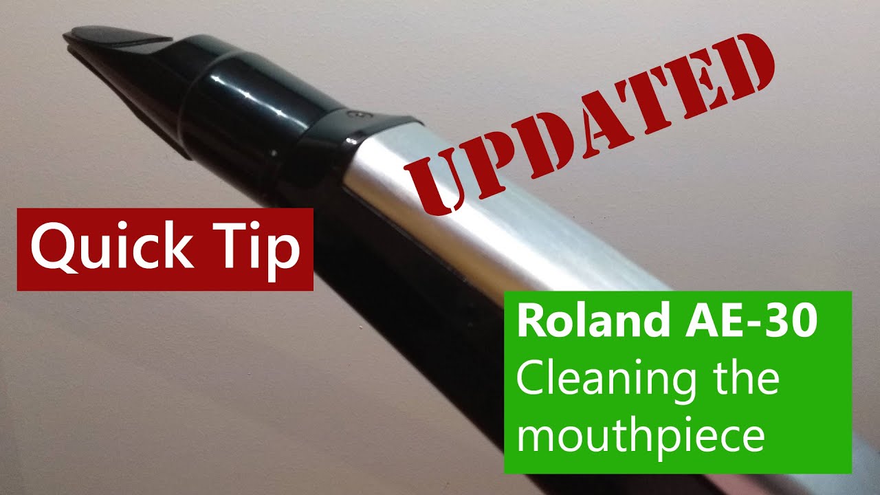 CLEAN the mouthpiece: Aerophone Pro AE-30 wind synth