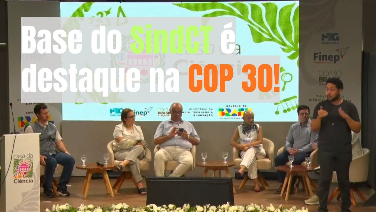 #BCC304 - SindCT é destaque na COP 30!