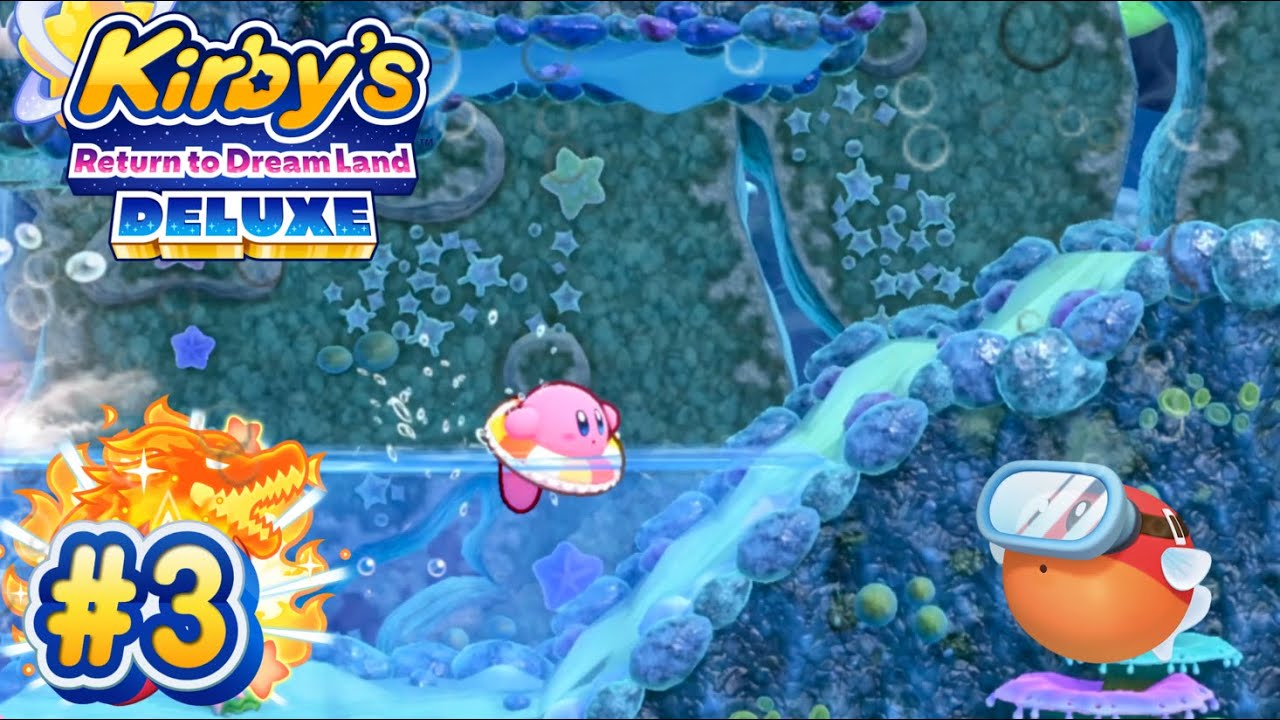 Kirby: Return To Dreamland Deluxe: World 3 - Onion Ocean Part 1 - #3 (Text Commentary)