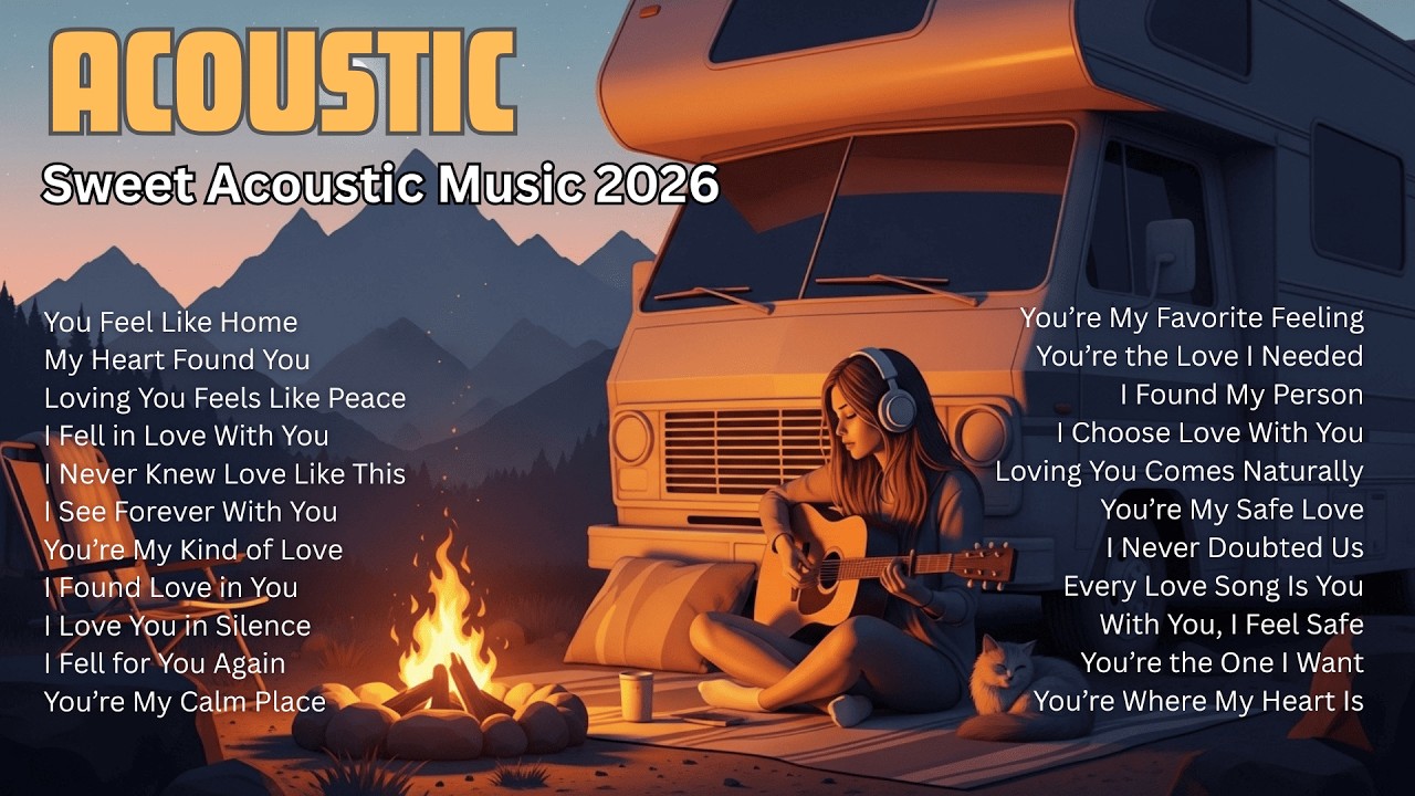 Sweet Acoustic Music 2026 💕  🍃| Best Chill & Relax Playlist 2026  | Style Vocal Alan Walker, Adele