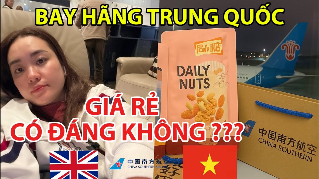 Bay về Việt Nam bằng hãng Trung Quốc: Rẻ nhưng có đáng không? #hienluongvnuk #maybaygiare