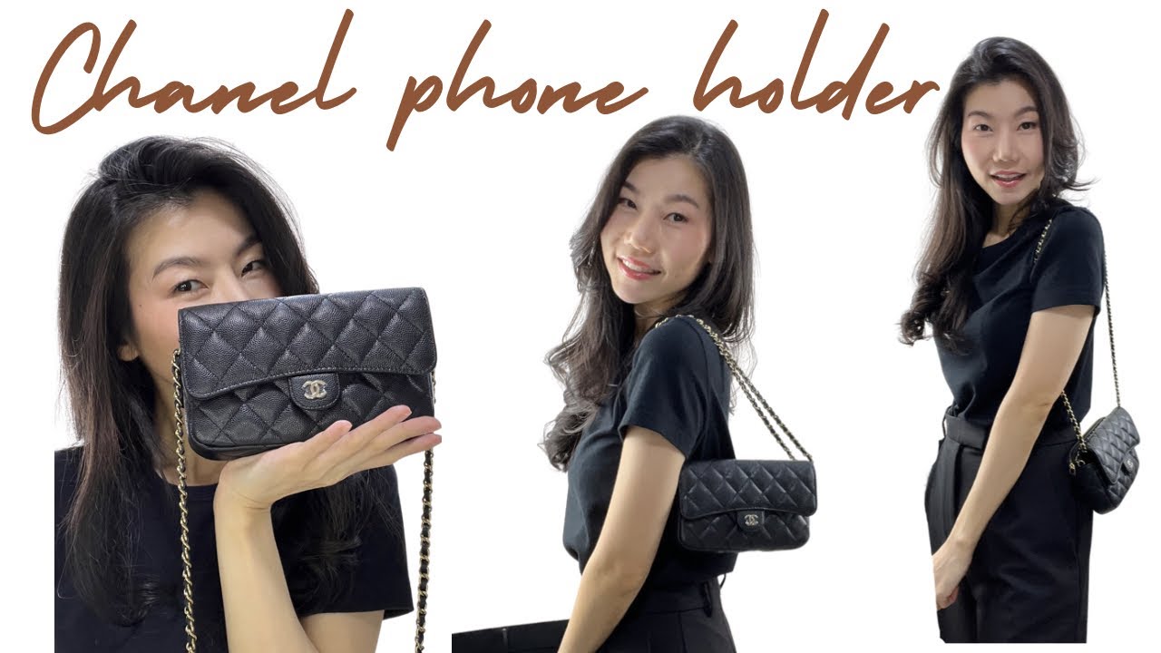 Chanel phone holder mini woc สุดคุ้ม แนะนำมากๆ @koinaruemon #chanel #woc