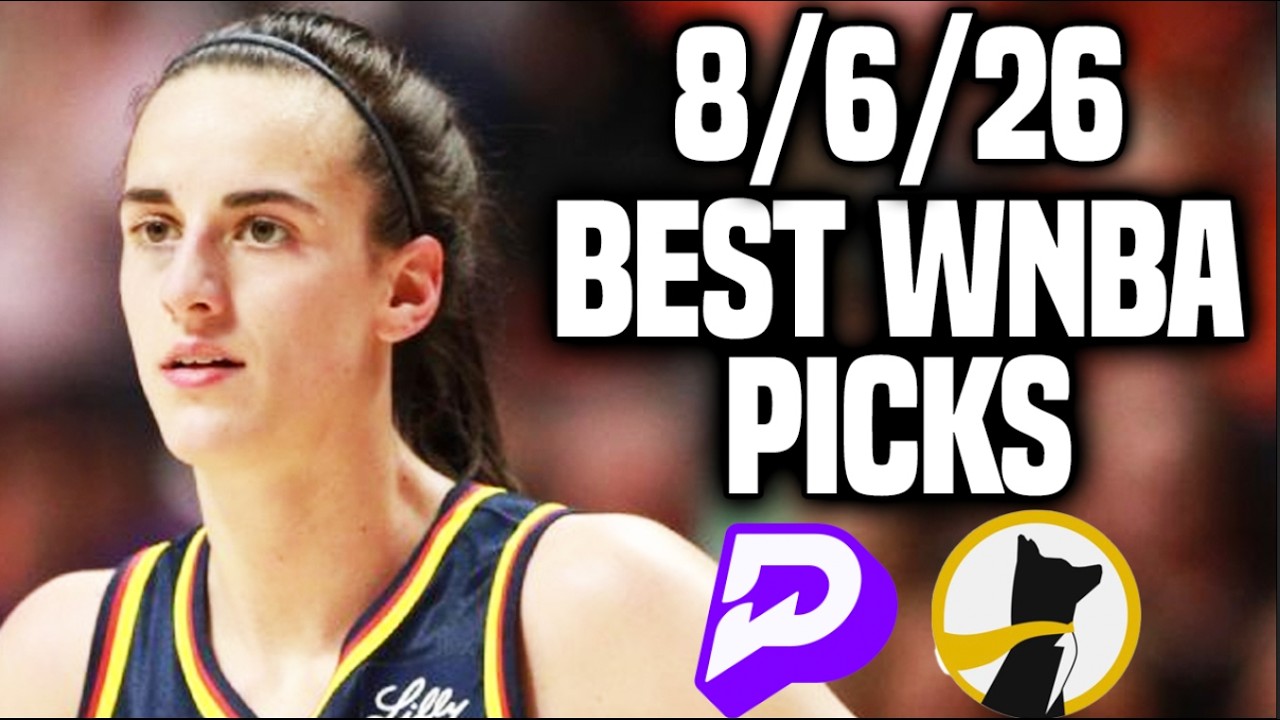 WNBA PRIZEPICKS TODAY! | Thursday August 6 | 8/6/2026 | On PrizePicks & Underdog