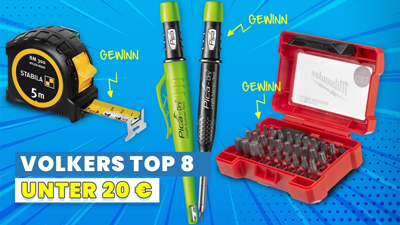 UNSERE TOP 8 HANDWERKZEUGE unter 20€! DIE sollte wirklich JEDER in der Werkstatt haben! || ToolGroup