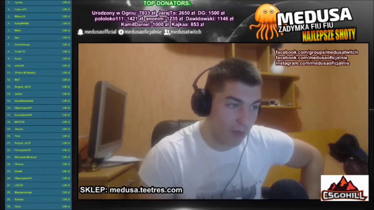 Gabrysia wnerwia goscia z kfc. - Medusa Official
