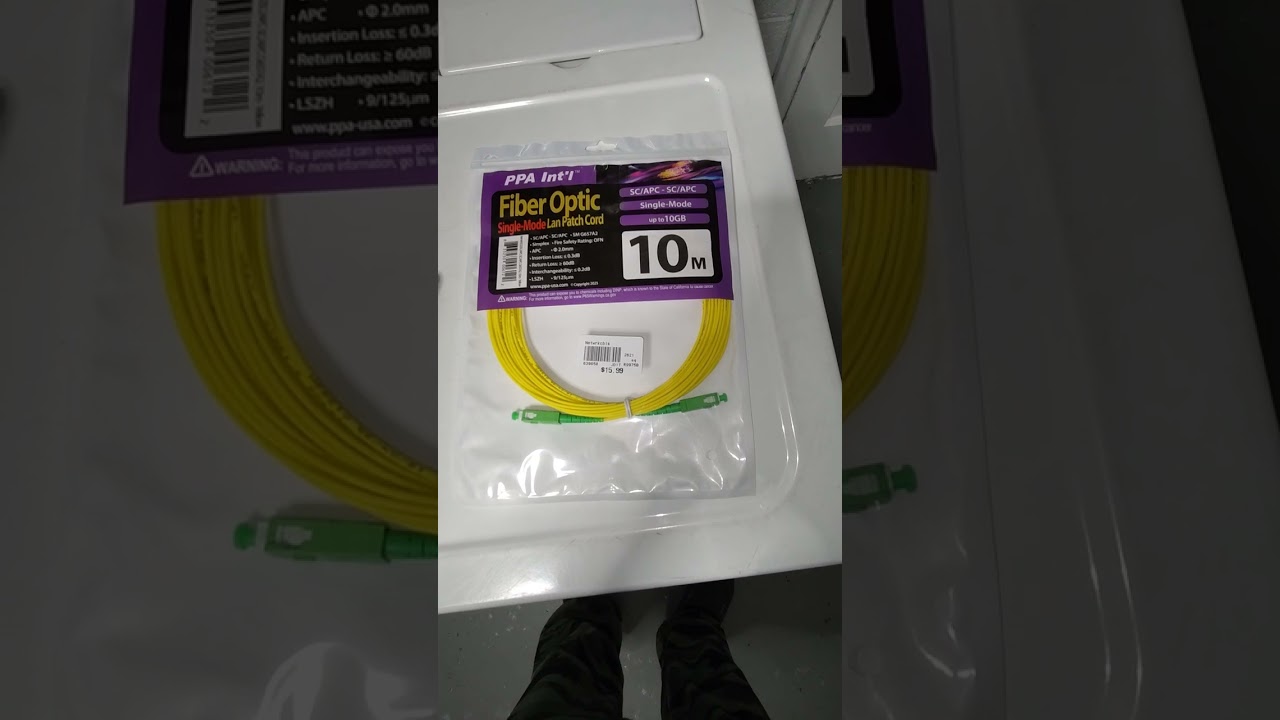 A Thank You To Micro Center In Madison Heights, MI, For Selling Fiber Optic Cable, 1/24/26