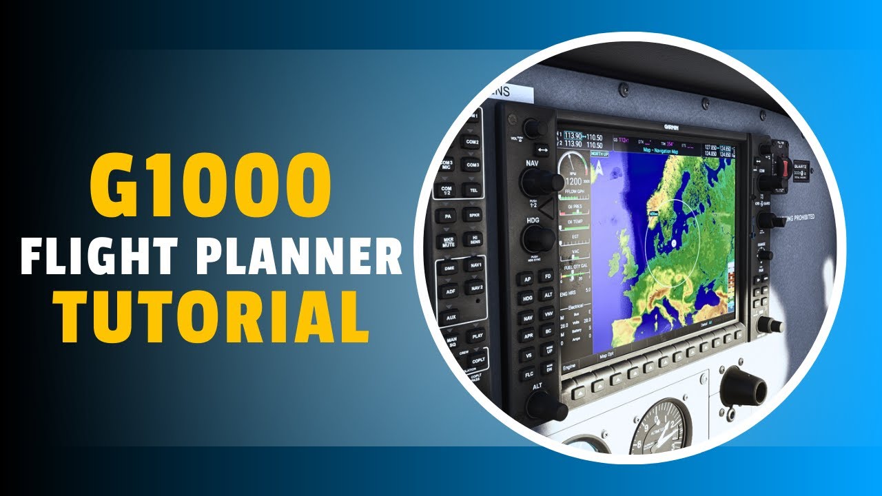 How to Make a Simple Flight Plan - Garmin G1000 Tutorial | MSFS 2024
