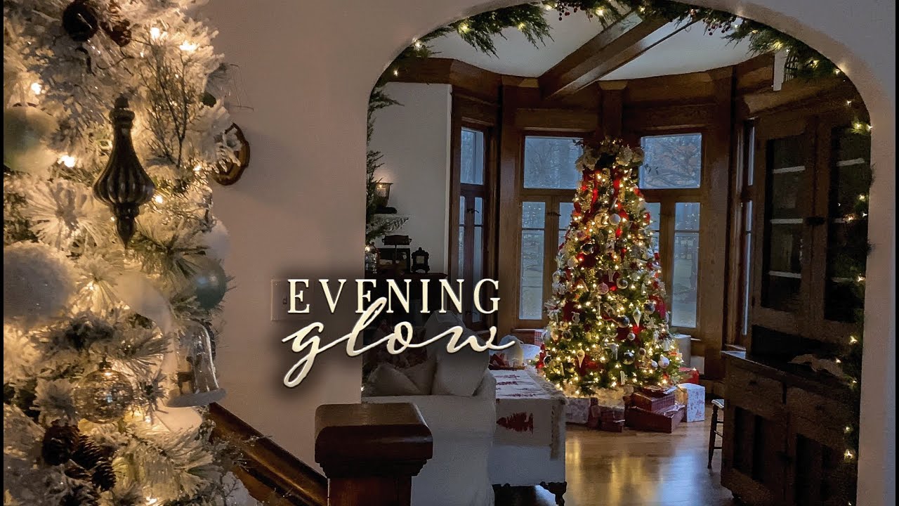 Magical Evening Christmas Home Tour: Twinkle Lights Everywhere! Candlelight Holiday Home Tour