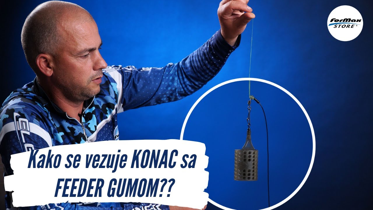 Kako se vezuje konac sa feeder gumom - feeder sistem