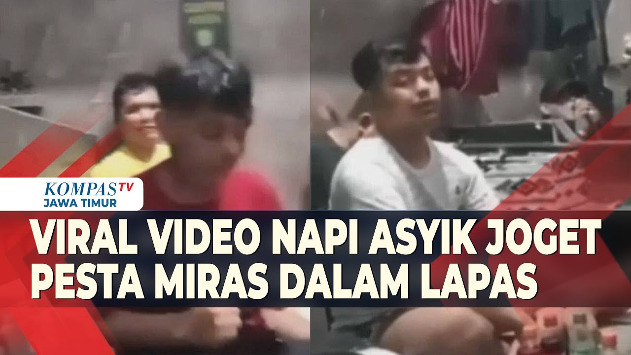 Viral Rekaman Napi Joget Pesta Miras dalam Lapas, Kepala Rutan Dicopot, Polisi Gelar Razia!