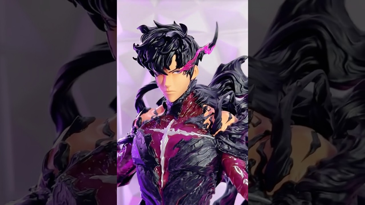 Unboxing m&ocirc; h&igrave;nh Solo Leveling Sung Jin Woo Mask studio #anime #unboxing #figure #sololeveling