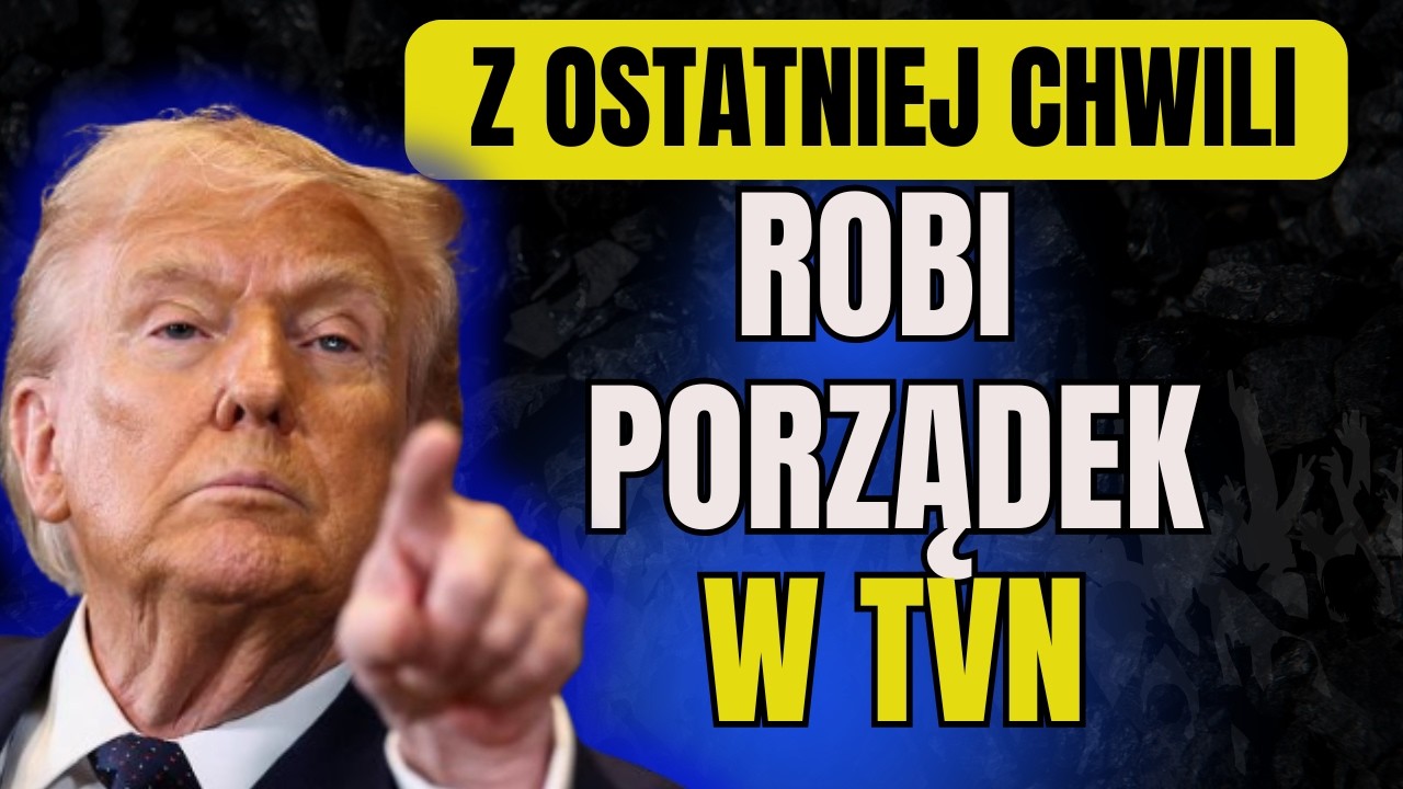 TRUMP robi porządek w TVN?! Panika w 