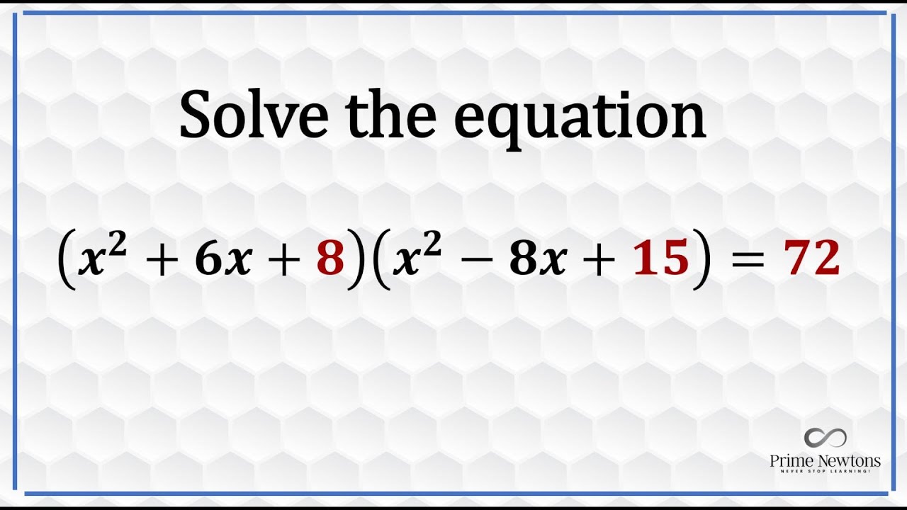 A beautiful trick for solving quartic  polynomials