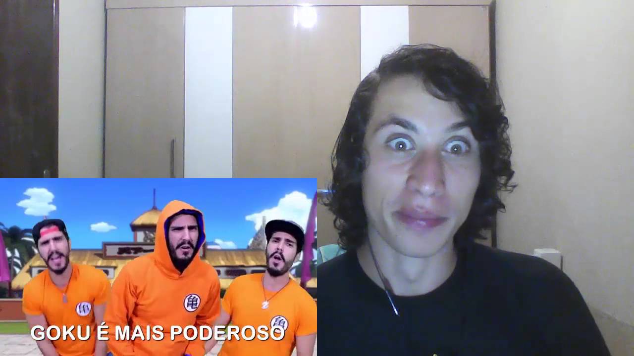 React 553 Goku vs Superman Batalha de Rap (Casa do Kame)