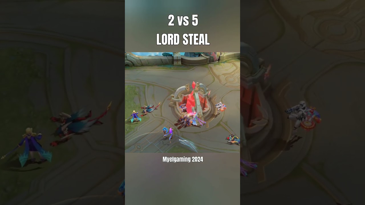 2 vs 5 Lord Steal! Don't Panic! Cecilion's here! #mlbb #cecilionmlbb #rankedml