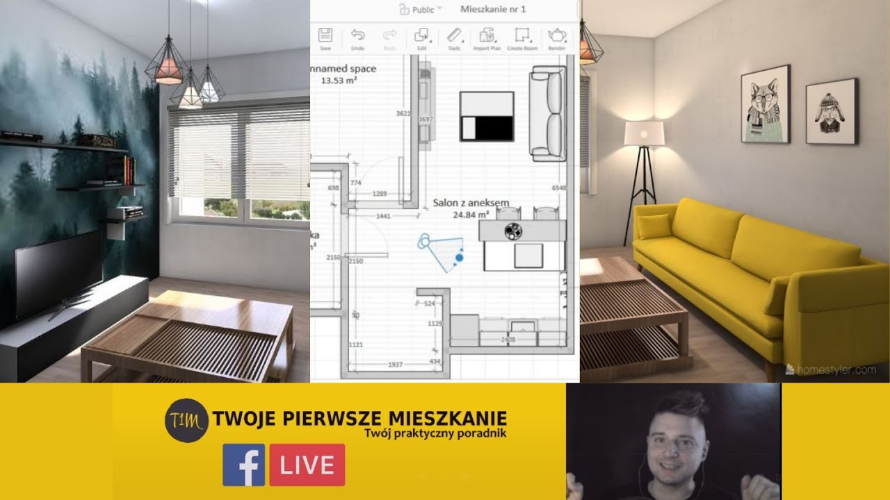 Projektujemy Mieszkanie w Bezpłatnym Programie HomeStyler!