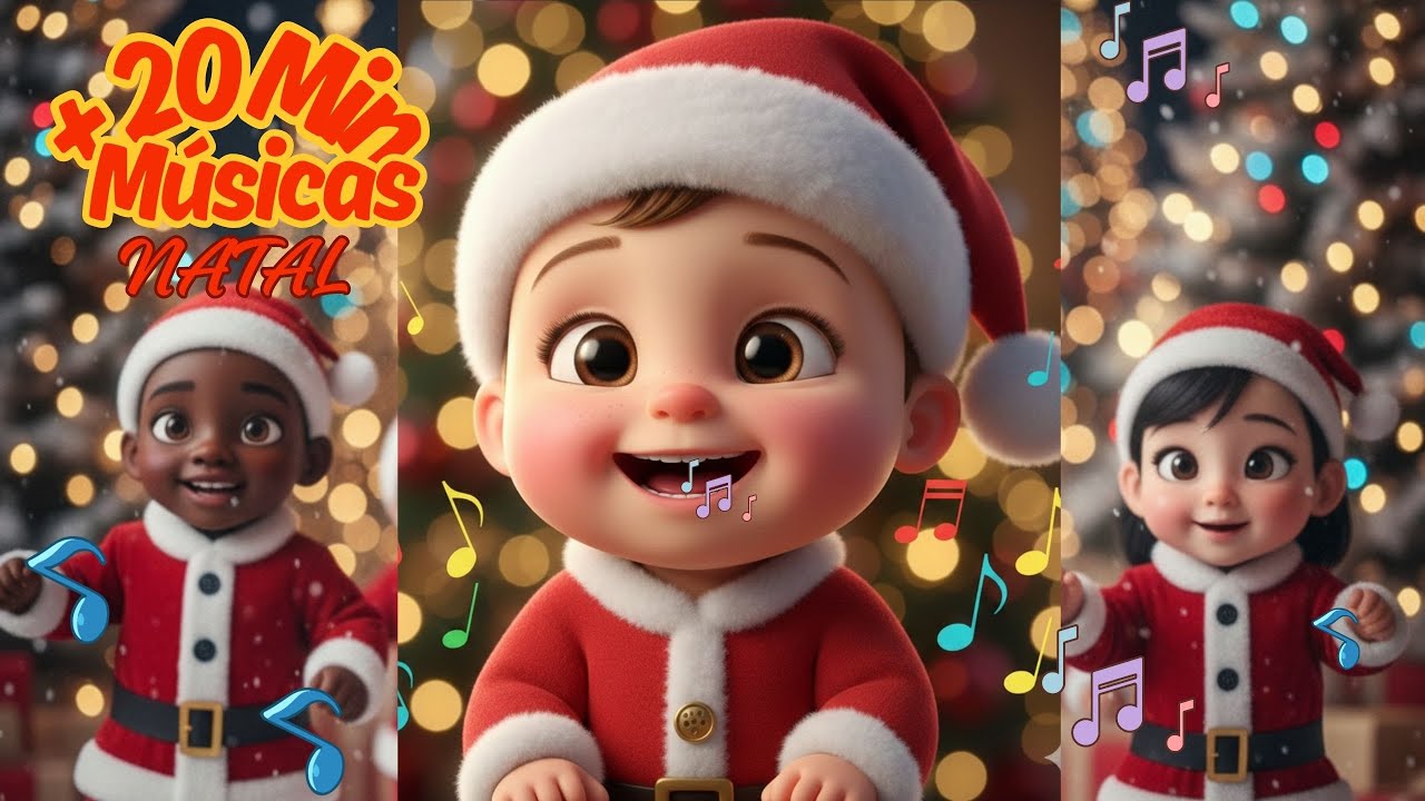 MÚSICAS de NATAL Cristãs MAIS +20 Minutos🎄Vem Chegando o Natal + Bate o Sino Pequenino ✨2025✨ 2026