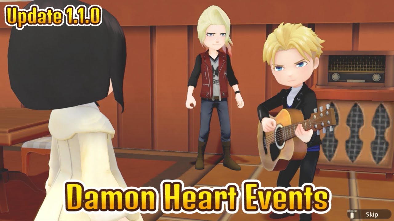 (Update 1.1.0) DAMON Heart Events + Married & Family Life | Story of Seasons Pioneers of Olive Town