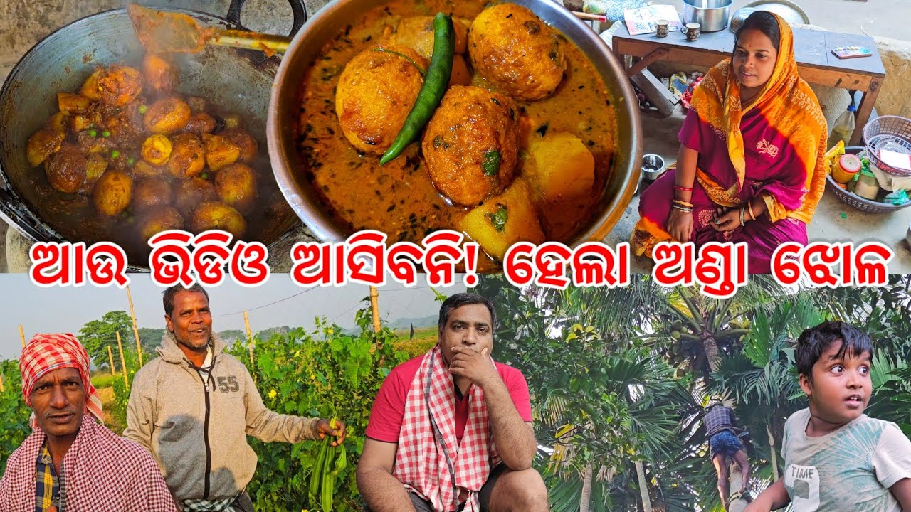 ଆଉ ଭିଡିଓ ଆସିବନି! 2000 video complete, ହେଲା ଅଣ୍ଡା ଝୋଳ 😋 I ଦୁଇ ଦୁଃଖୀ ମଣିଷ l Gouranga Nayak Odia Vlogs 