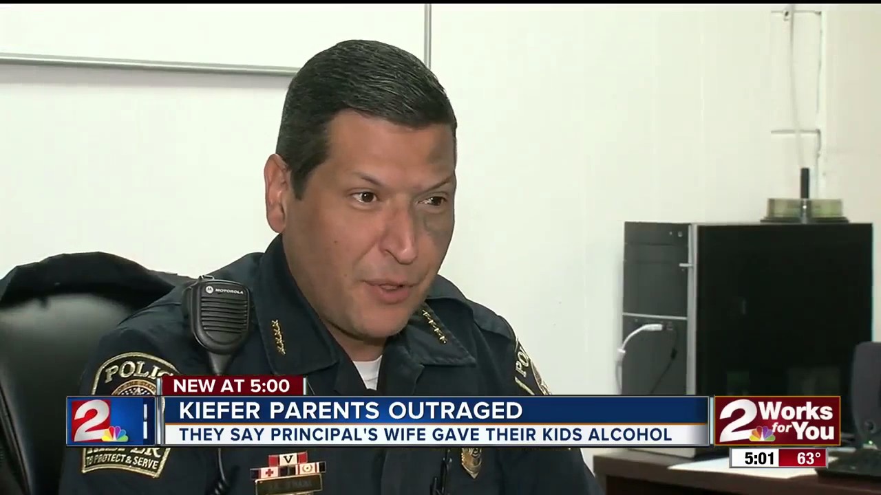 Kiefer parents outraged as school principal's wife arrested