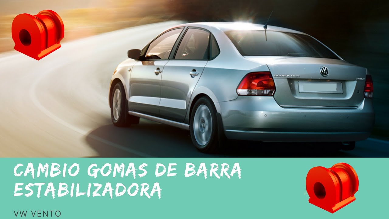 Cambio de gomas barra estabilizadora vw  vento / polo