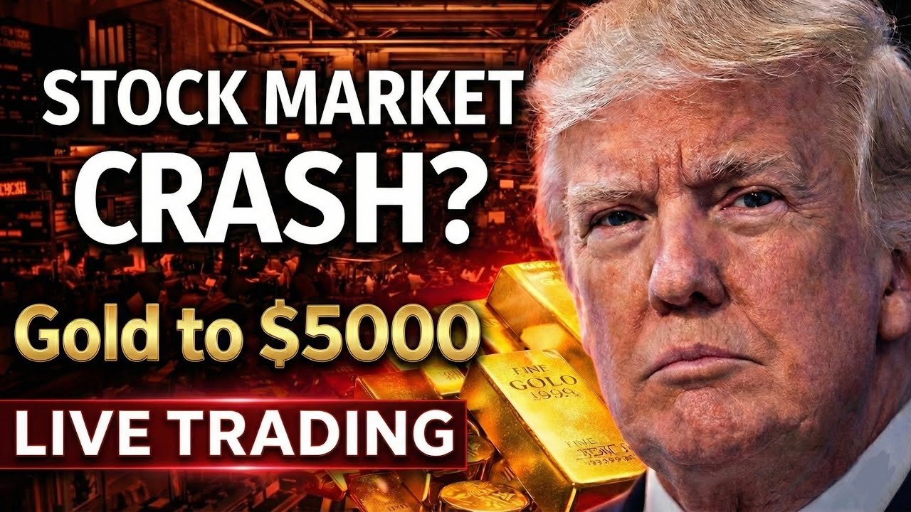 US Stock Market Sell-Off, Trump Speaking Today | Live Trading Stocks Futures