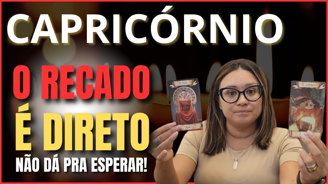 CAPRICÓRNIO É FORTE, REVELADOR E PODEROSO! UMA MENSAGEM QUE TIRA VC DE UMA SITUAÇÃO PREOCUPANTE!