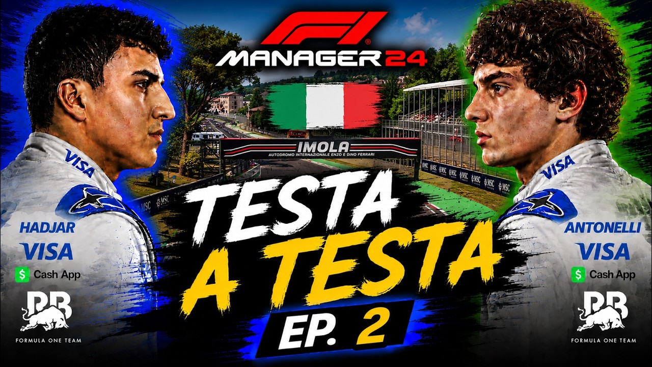 ANTONELLI IN DIFFICOLTA' - CHALLENGE VCARB(S2) ▶ 🇮🇹 IMOLA 🇮🇹 ▶ F1 MANAGER 24 - EP. 2