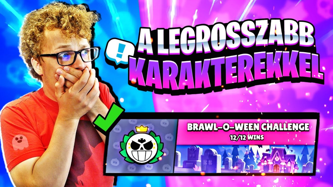 Halloween Challenge a LEGROSSZABB KARAKTEREKKEL!😅