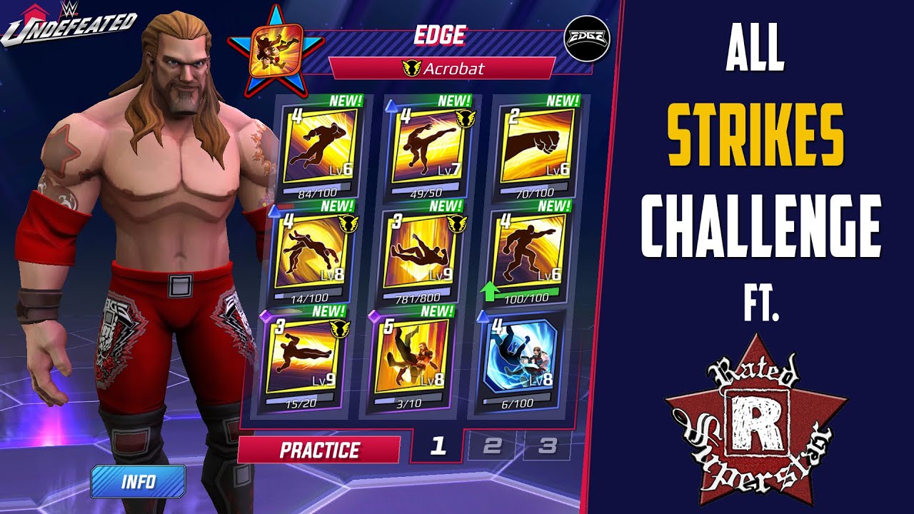 All Strikes Challenge ft. Edge | WWE Undefeated