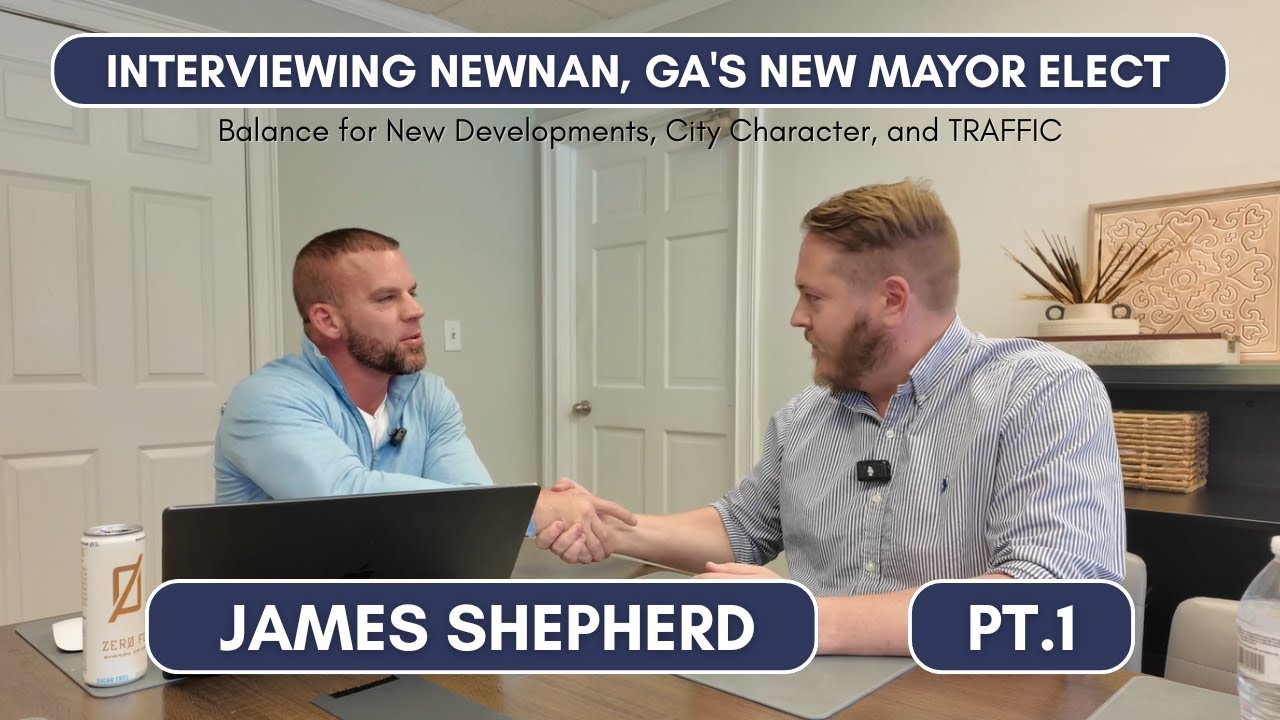 Newnan, GA's New Mayor Elect: James Shepherd PT.1