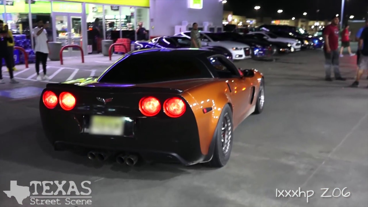 TEXAS STREET RACING!!!! (Supercharged Vettes, Whipple GT500, Twin Turbo Mustang, and MORE!!)