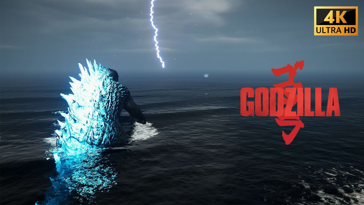 Godzilla Attack The City | King Godzilla 2014 [Remake 4K]
