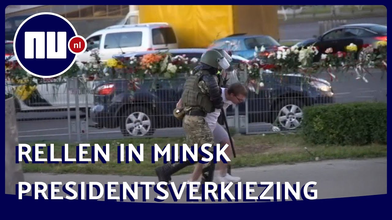 ME pakt Wit Russen op bij protesten  'Ze vechten tegen hun eigen volk' | NU.nl